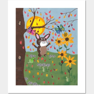 FALL Season Bunny Posters and Art